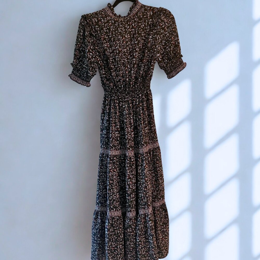 Max Studio Womens Boho Flare Dress Size Medium - Picture 3 of 4